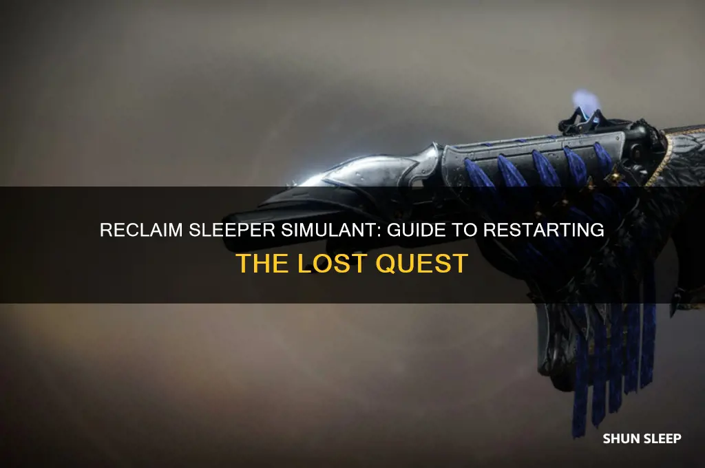 how to get sleeper simulant quest back