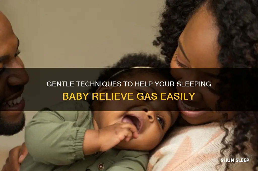 how to get sleeping baby to pass gas