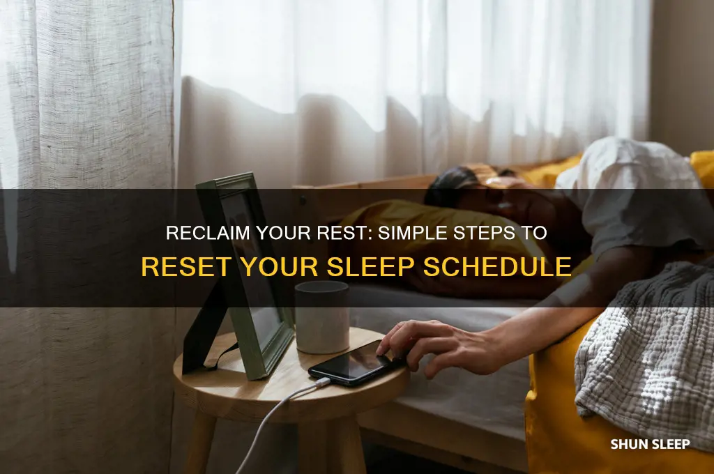 how to get sleeping schedule back on track