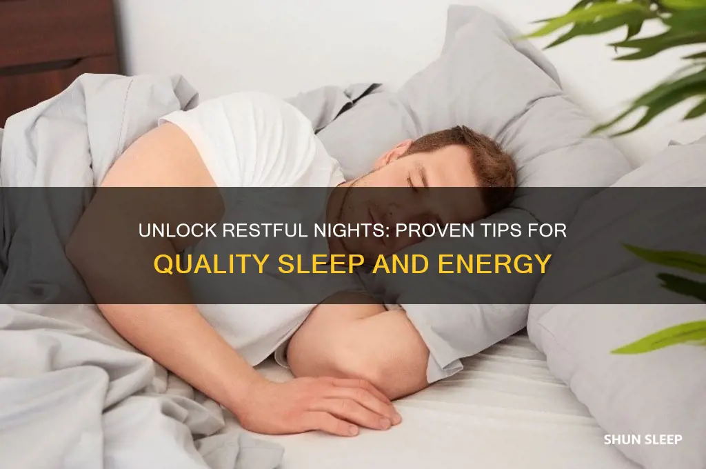 how to get some quality sleep