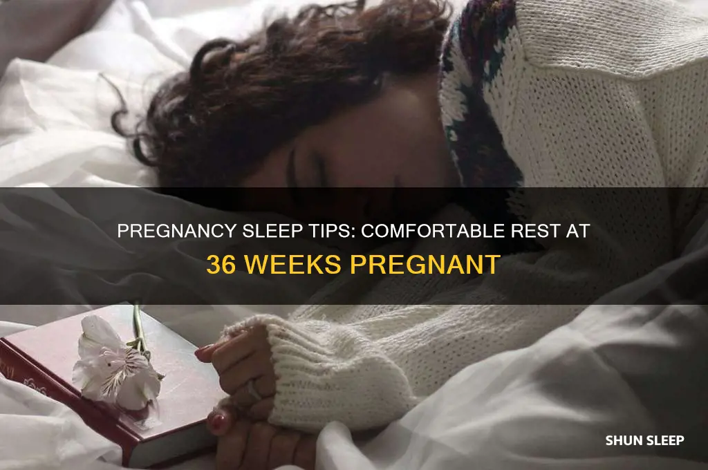 how to get some sleep at 36 weeks pregnant