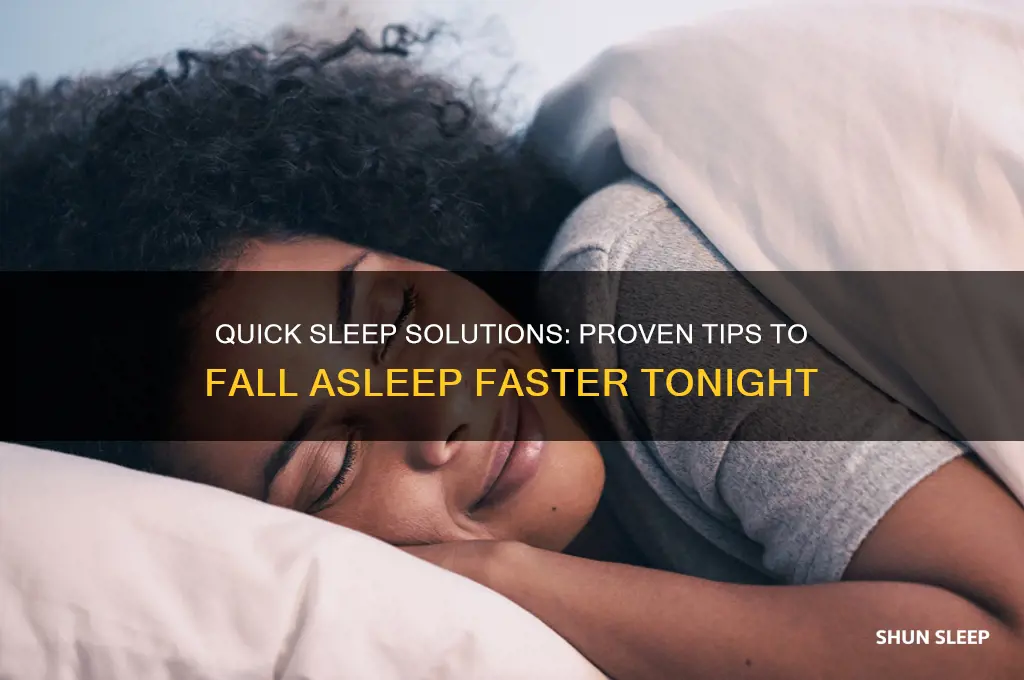 how to get some sleep fast