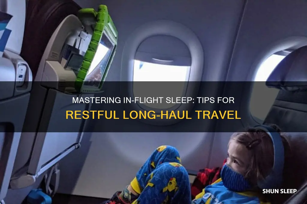 how to get some sleep on a long flight