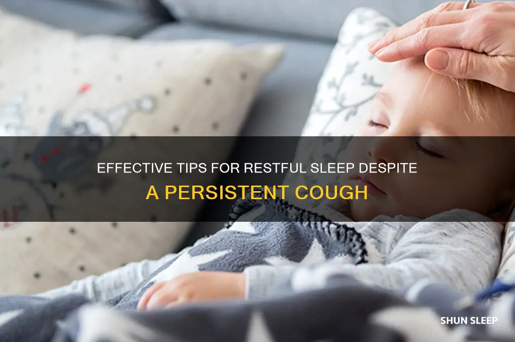 how to get some sleep when you have a cough