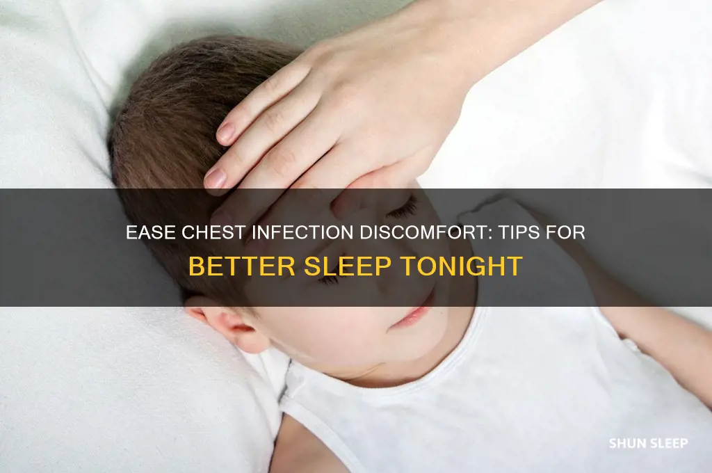 how to get some sleep with a chest infection