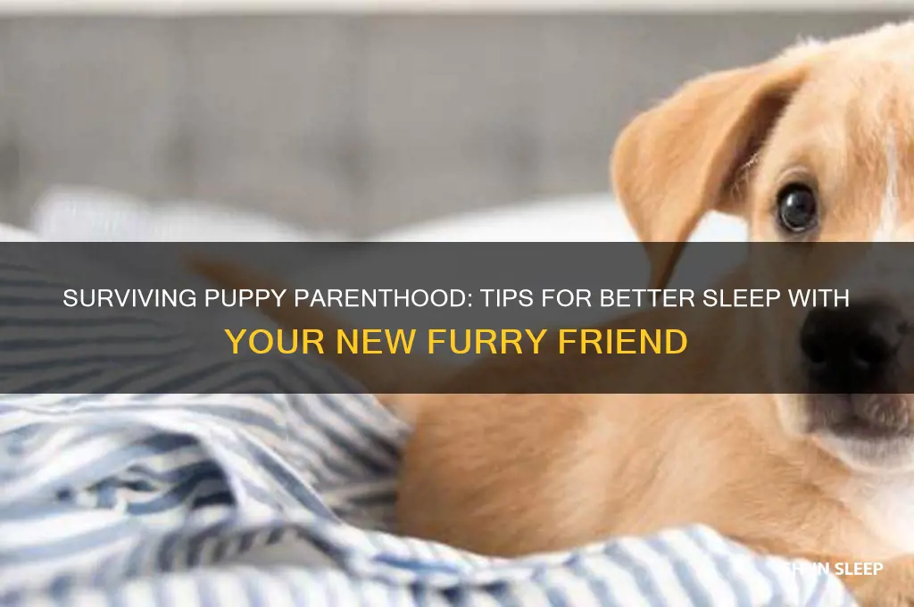 how to get some sleep with a new puppy