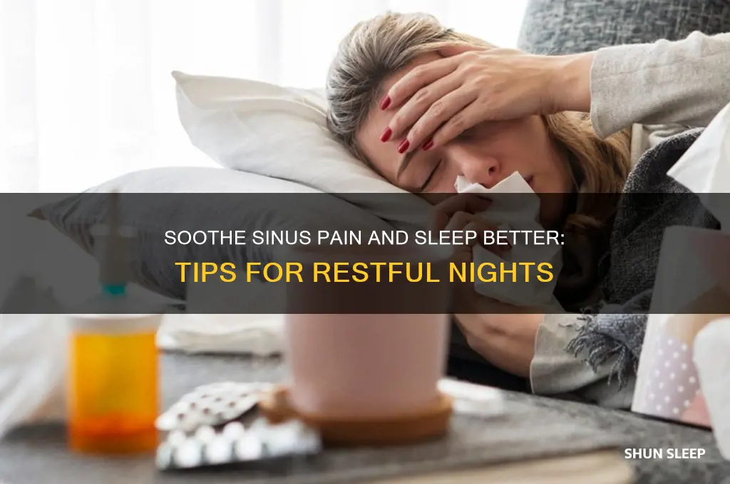 how to get some sleep with a sinus infection