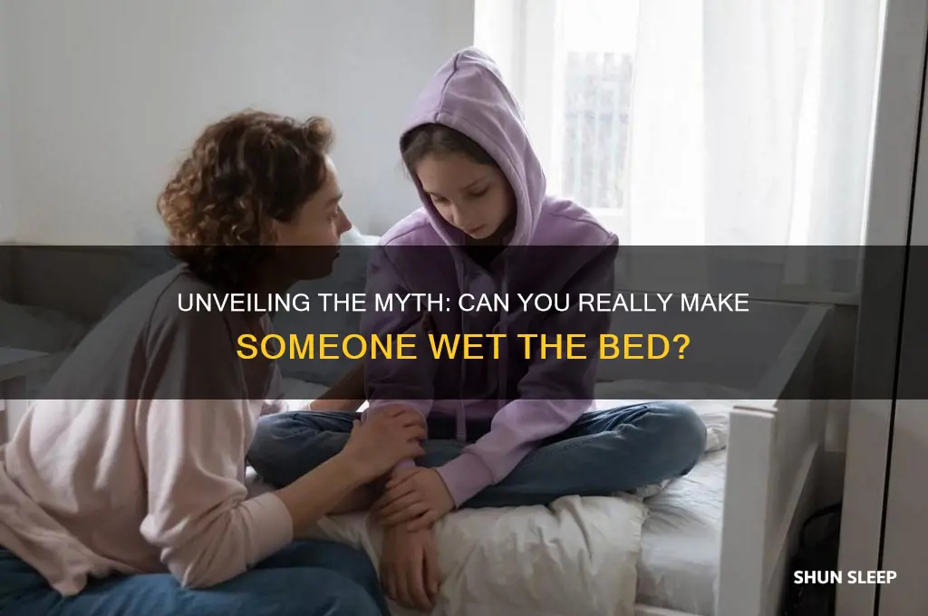 how to get someone to pee in their sleep