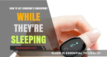 Silent Techniques to Capture Fingerprints from Sleeping Individuals Safely