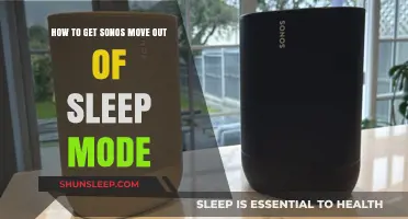 Wake Up Your Sonos Move: Quick Fix to Exit Sleep Mode
