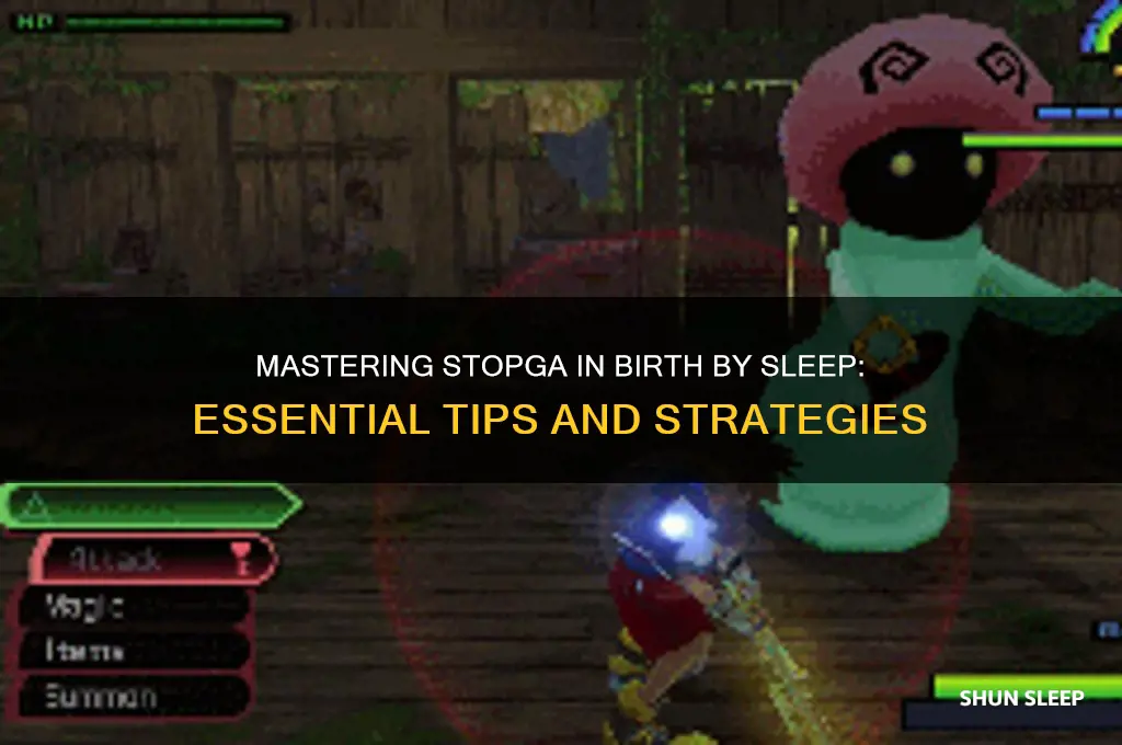 how to get stopga in birth by sleep