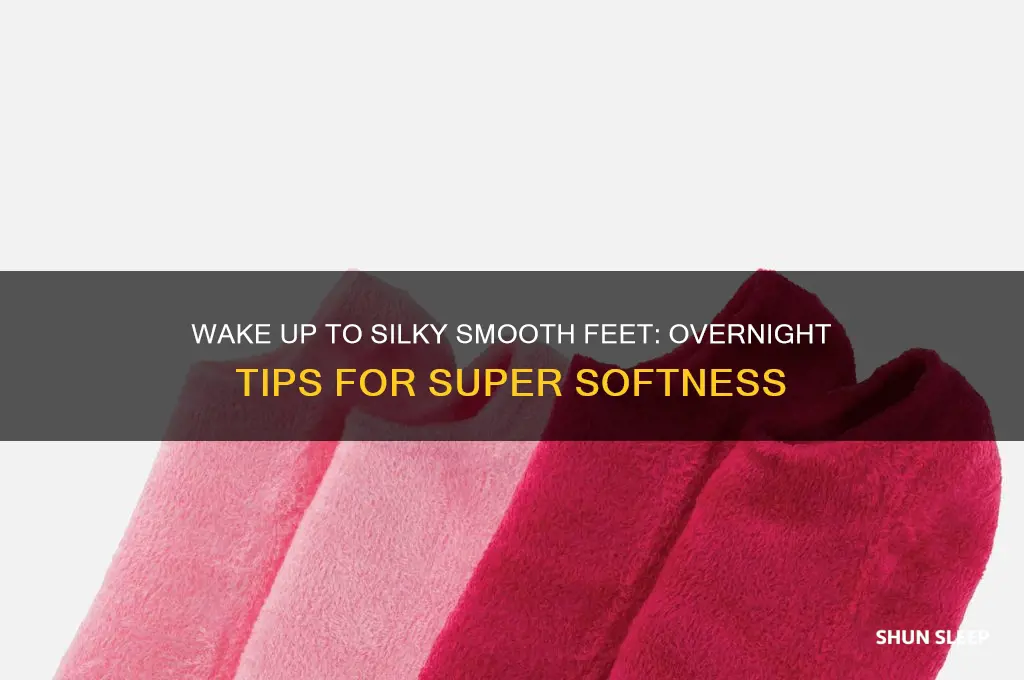 how to get super soft feet while you sleep