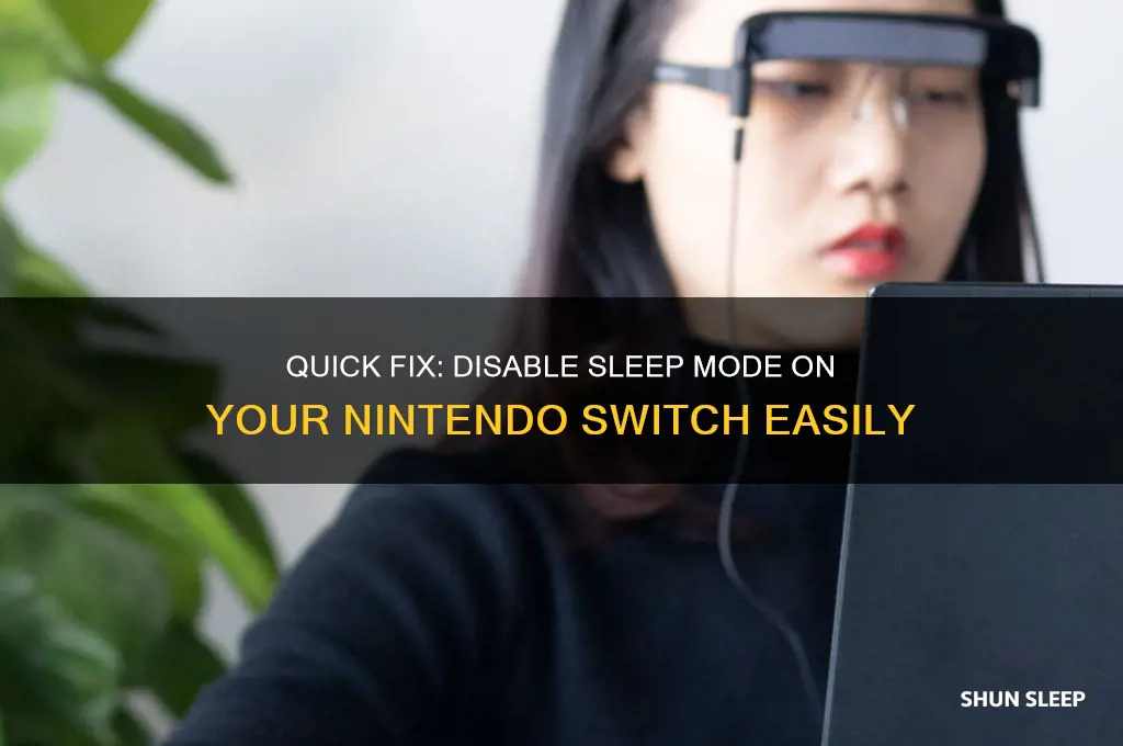 how to get switch off sleep mode