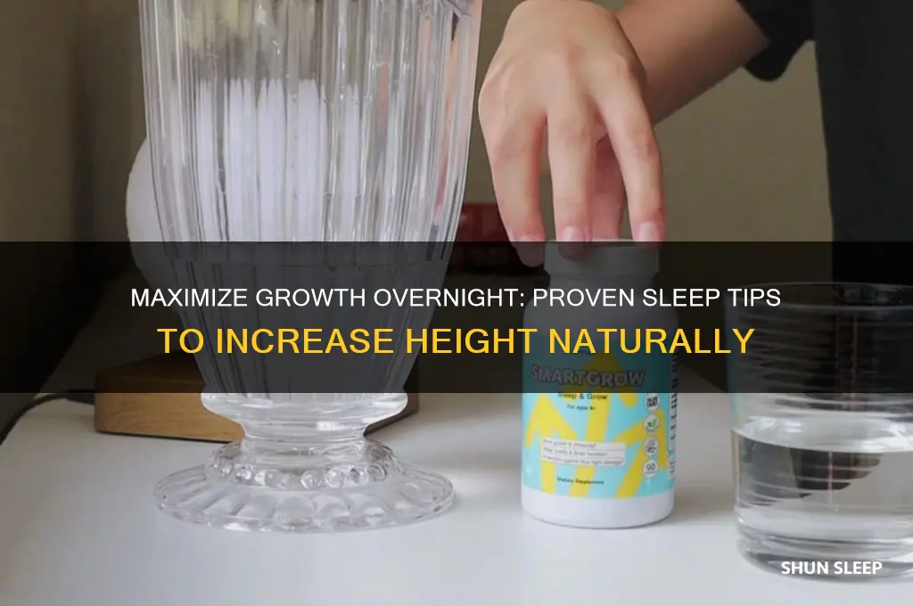 how to get taller during sleep