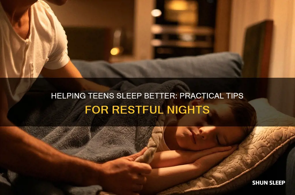 how to get teenager to sleep