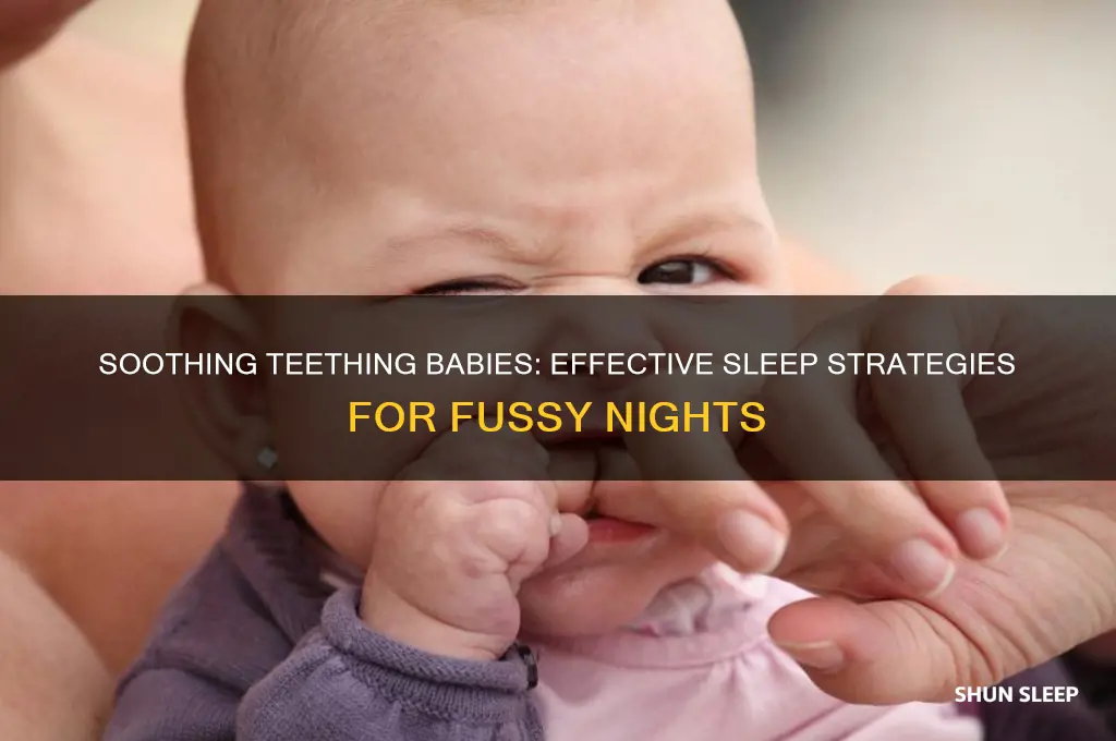how to get teething babies to sleep