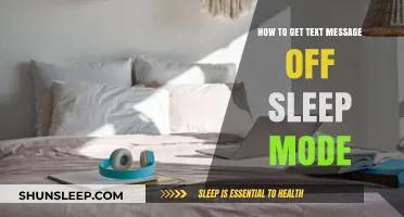 Wake Up Your Texts: How to Disable Sleep Mode on Messages