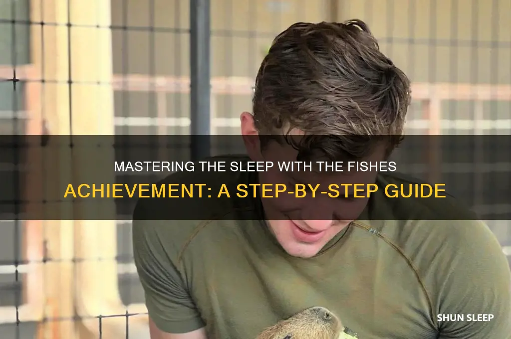 how to get the achievement sleep with the fishes