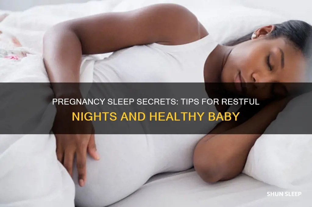 how to get the best sleep when pregnant