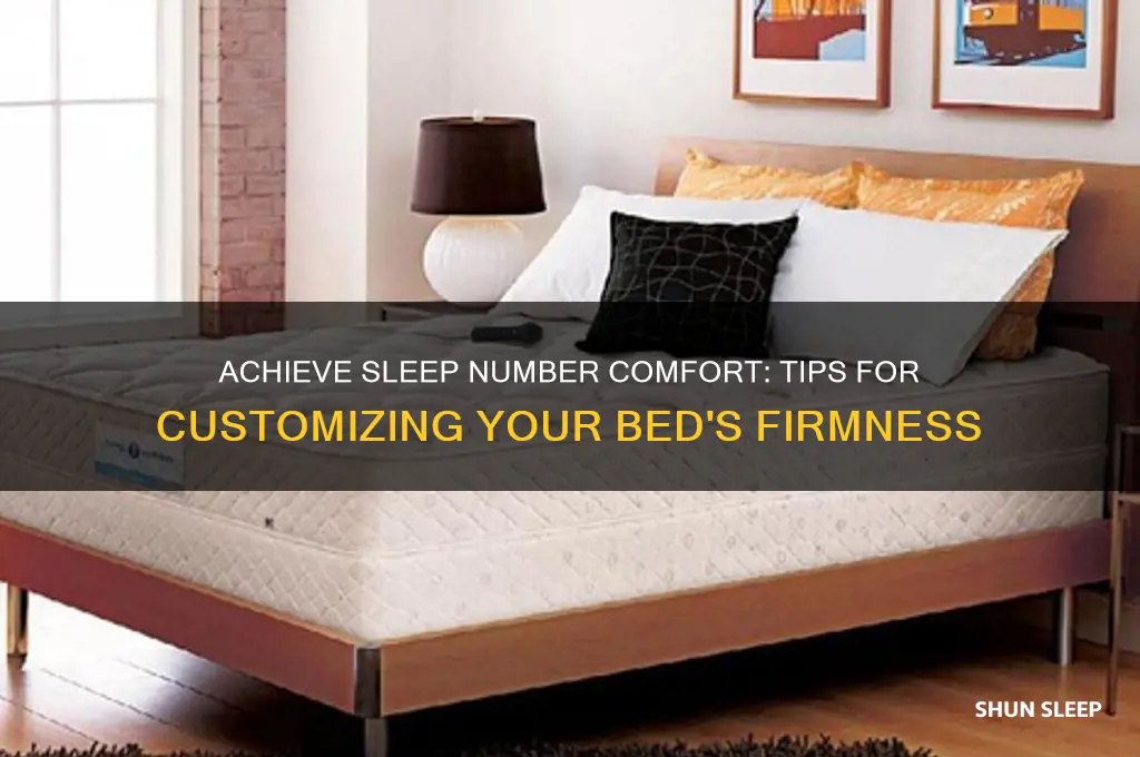 how to get the effect of a sleep number bed