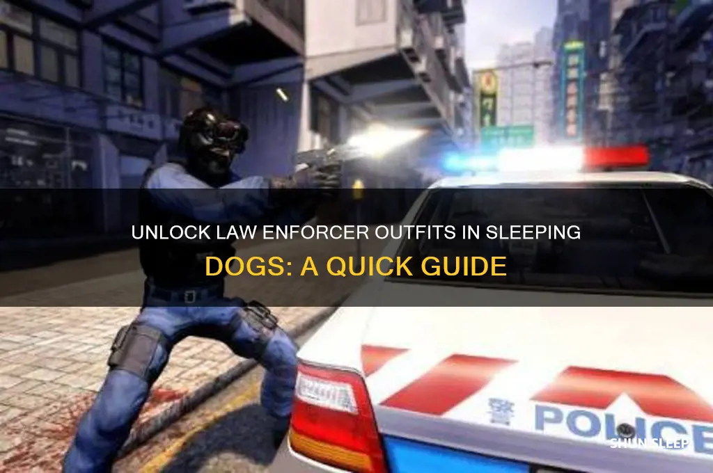 how to get the law enforcer outfits in sleeping dogs