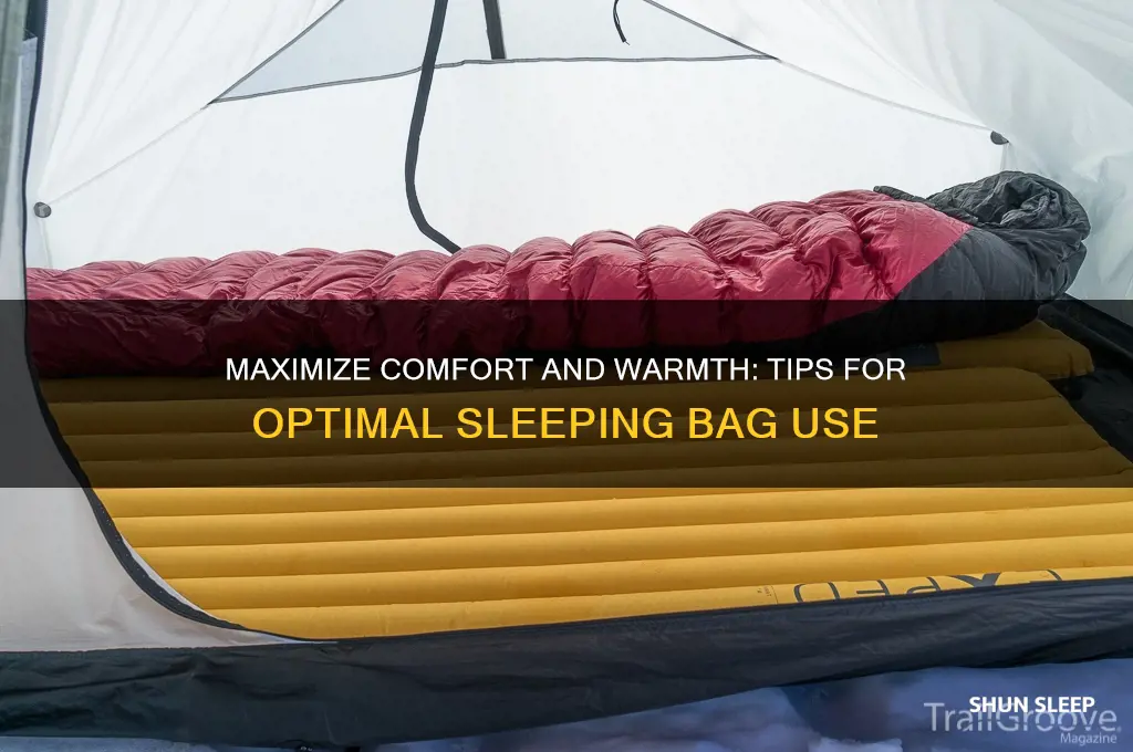 how to get the most out of sleeping bag