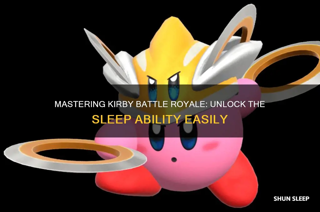 how to get the sleep ability in kirby battle royale