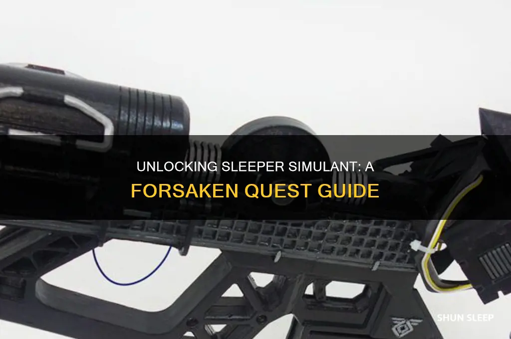how to get the sleeper simulant quest in forsaken