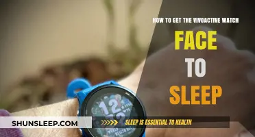 Mastering Sleep Mode: Vivoactive Watch Face Tips and Tricks