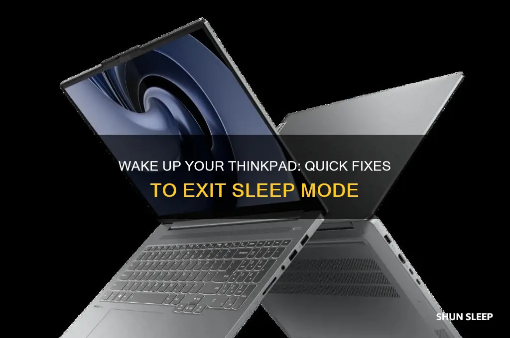 how to get thinkpad out of sleep mode