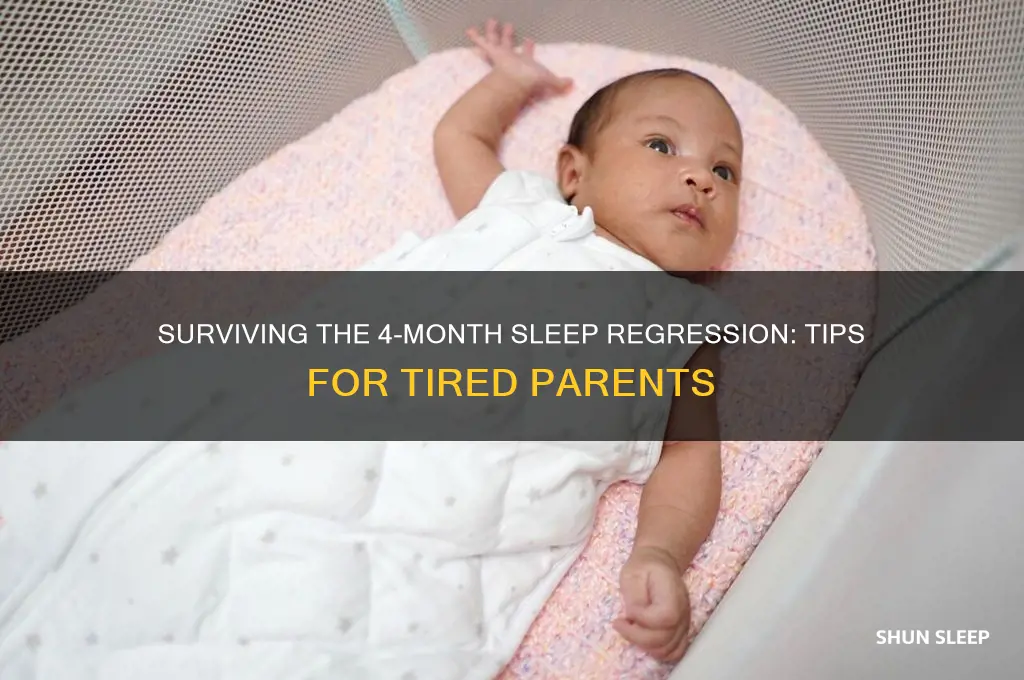 how to get through 4 month sleep regression