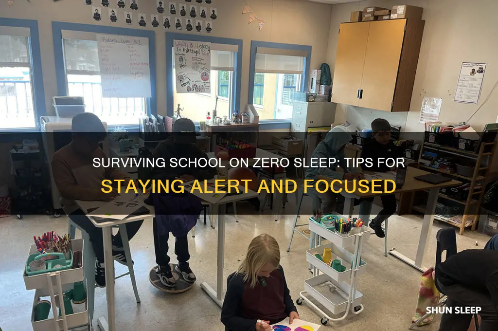 how to get through a day of school without sleep