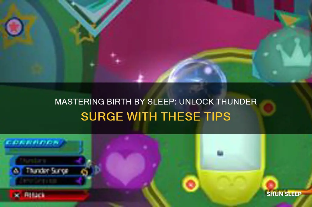 how to get thunder surge in birth by sleep