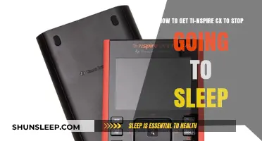 Prevent TI-Nspire CX Sleep Mode: Quick Fixes and Tips
