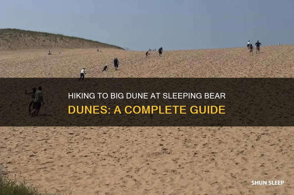 how to get to big dune sleeping bear dunes