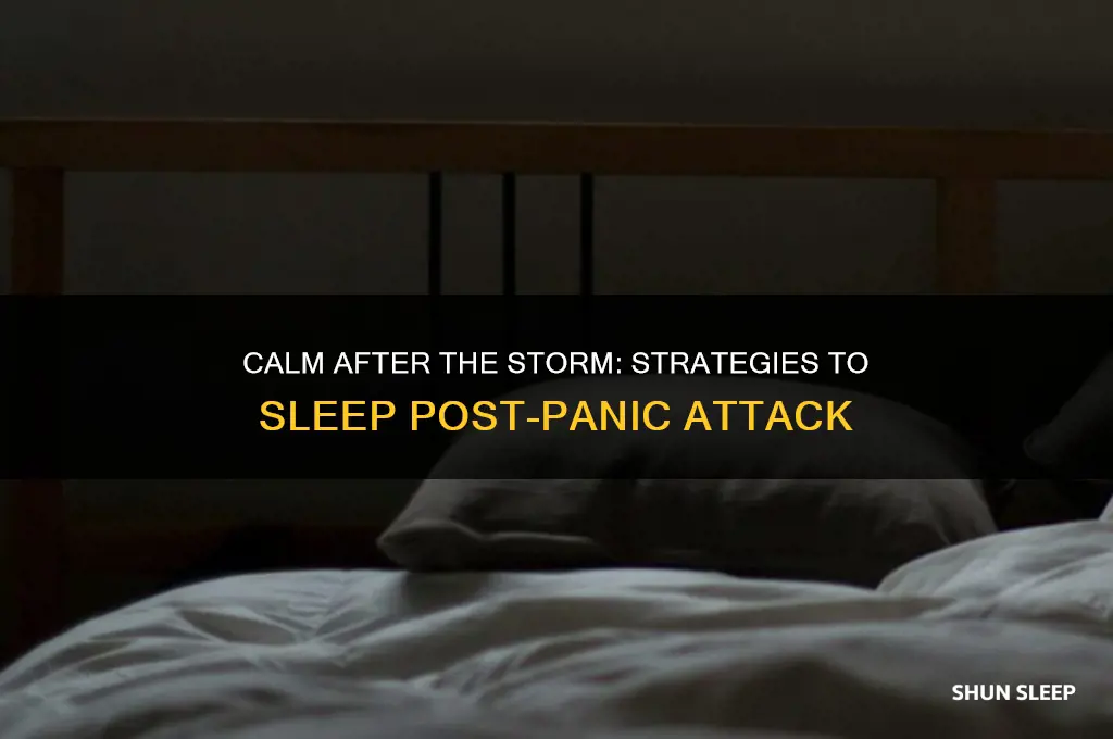how to get to sleep after a panic attack