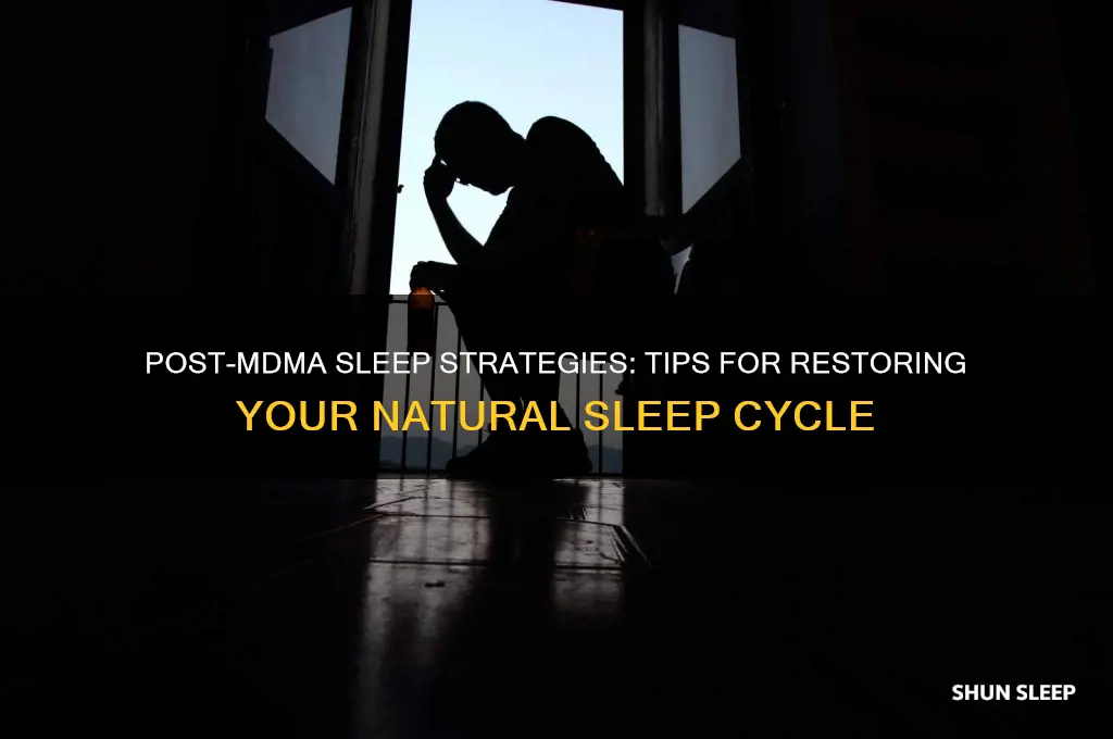 how to get to sleep after mdma