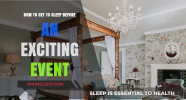 Calm Before the Storm: Tips to Sleep Soundly Before Exciting Events