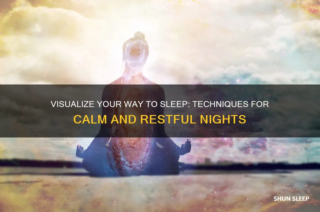 how to get to sleep by thinking of and visualizing