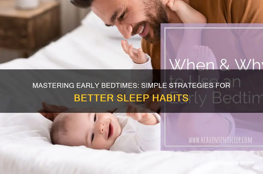 how to get to sleep earlier