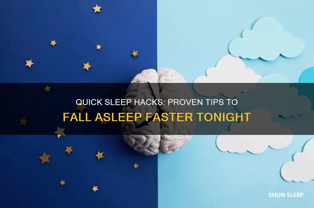 how to get to sleep fast hacks