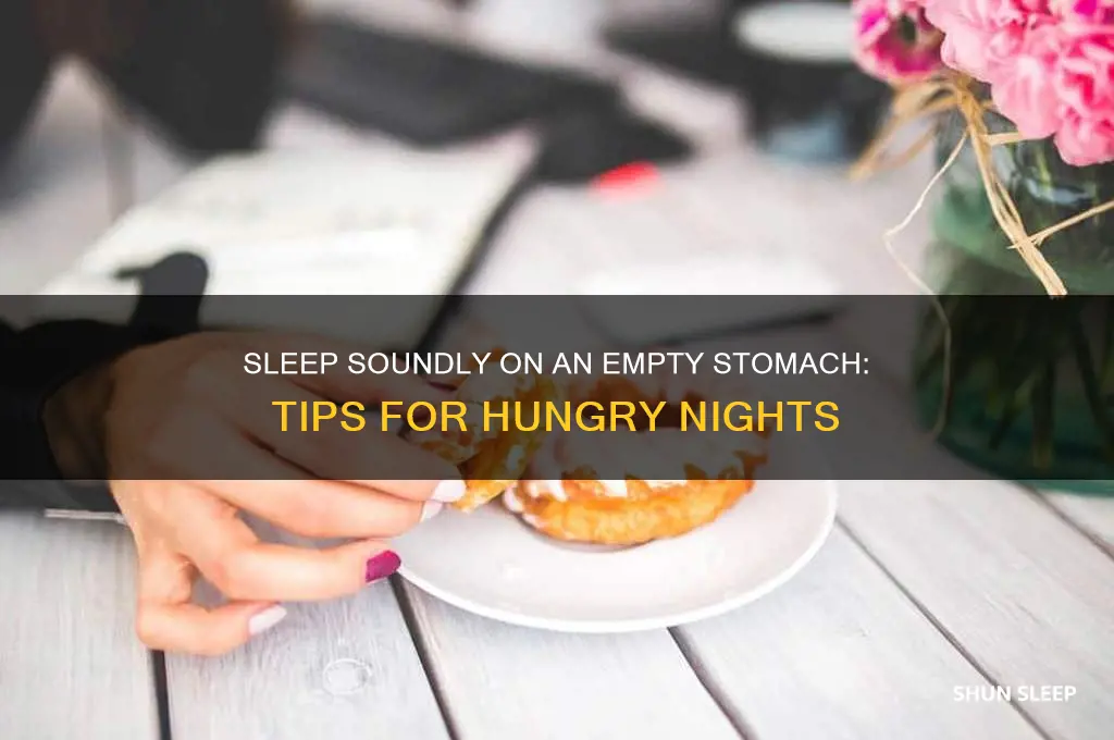 how to get to sleep hungry