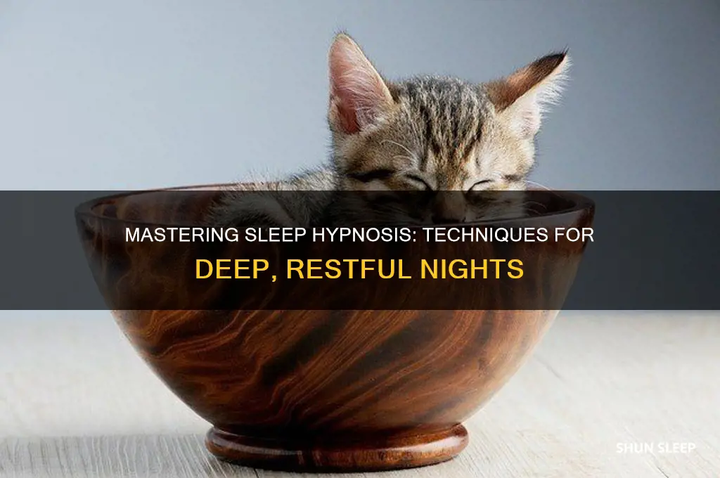 how to get to sleep hypnosis