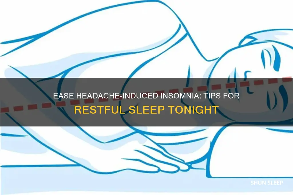 how to get to sleep if you have a headache