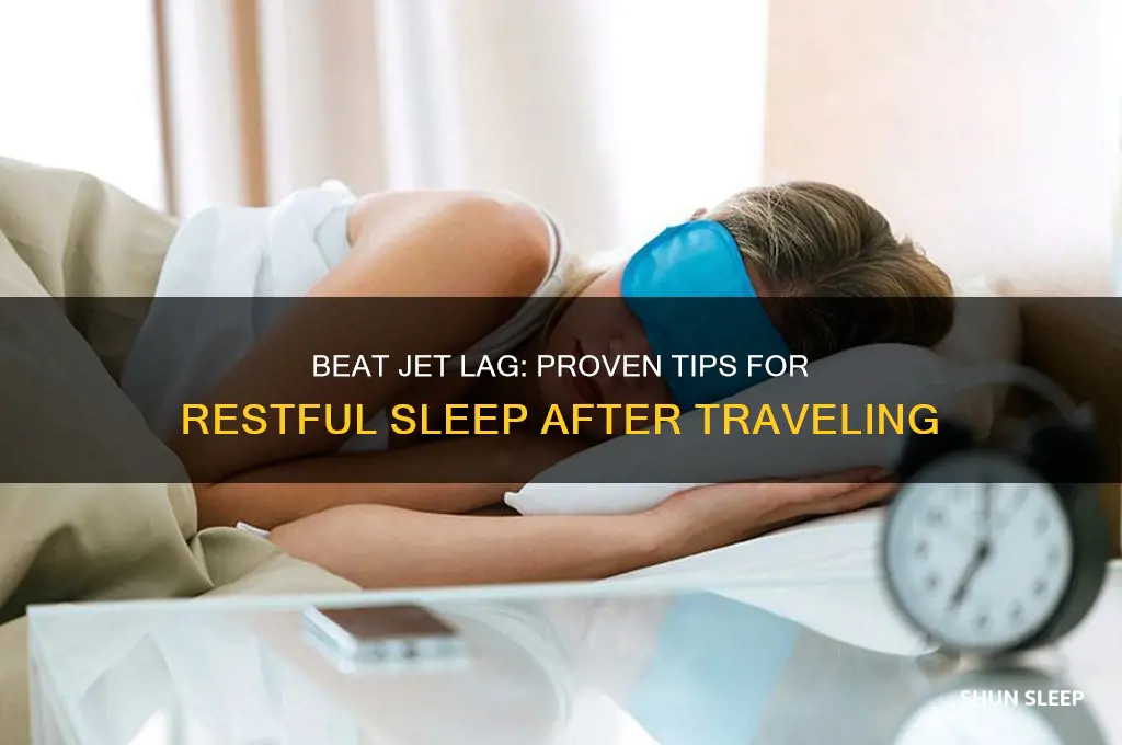 how to get to sleep if you have jet lag