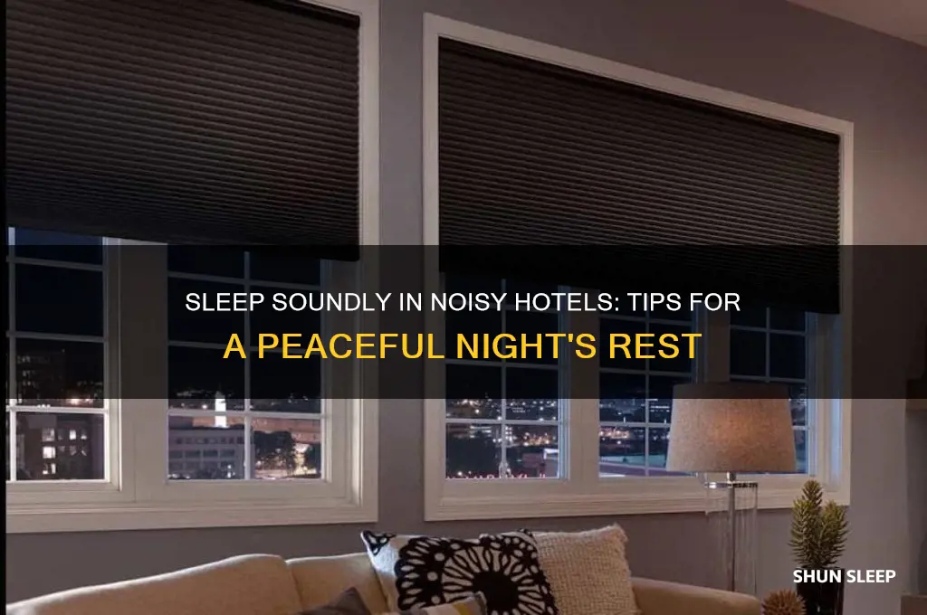 how to get to sleep in a noisy hotel