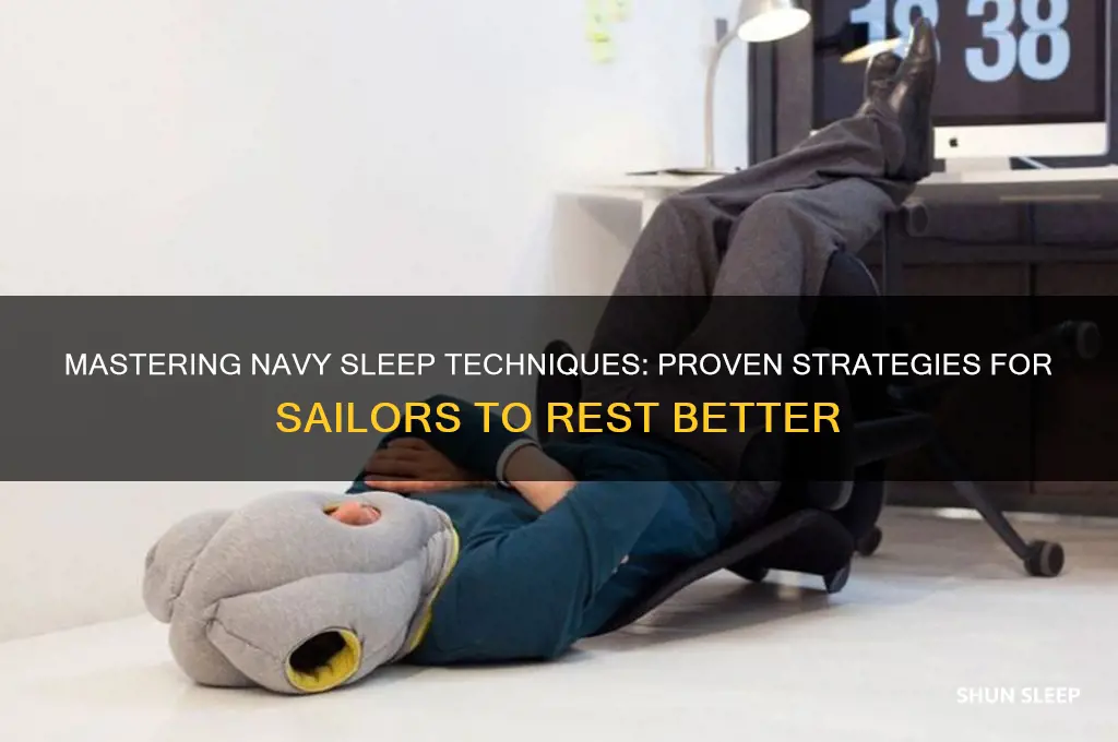 how to get to sleep navy men
