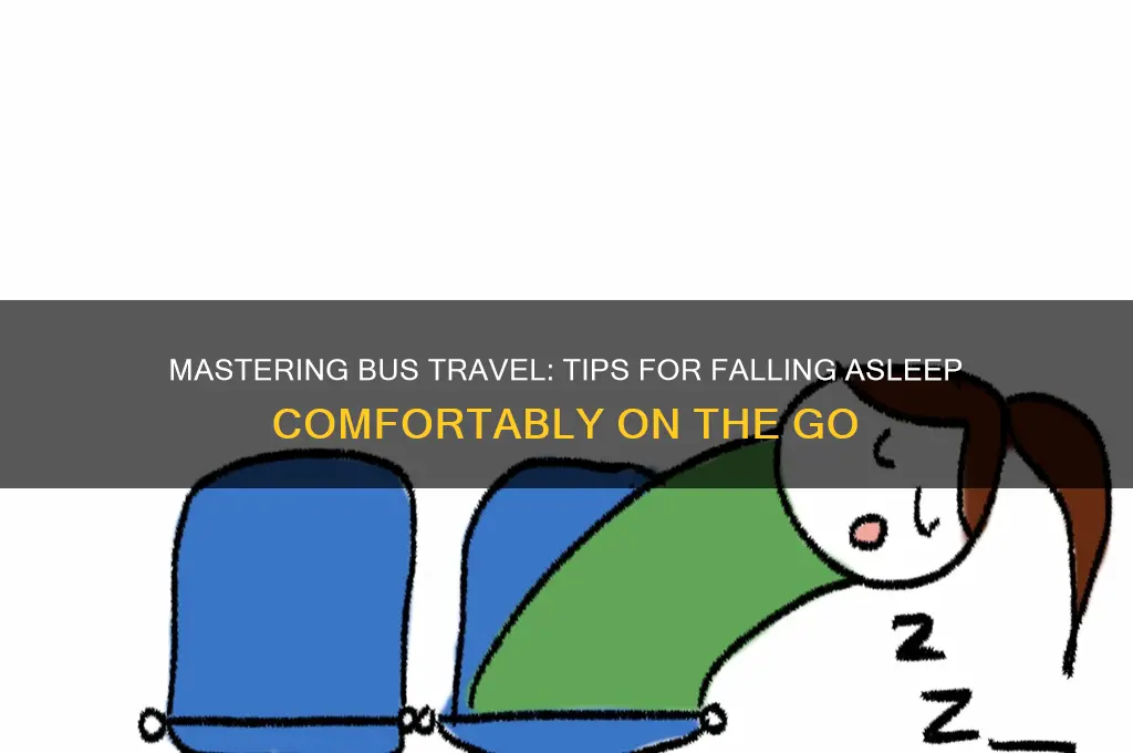 how to get to sleep on a bus