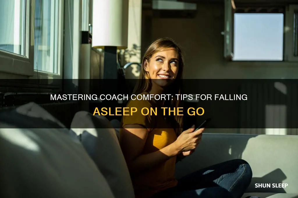 how to get to sleep on a coach