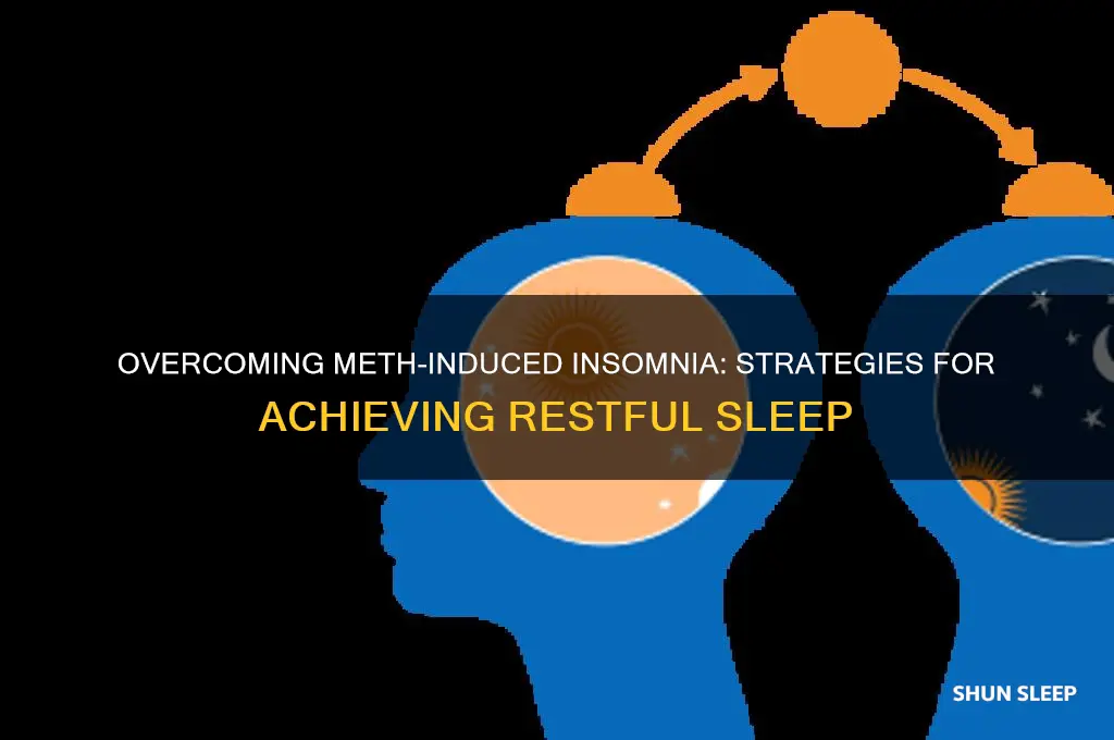 how to get to sleep on meth